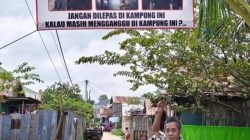 Heboh Uang Warga Hilang Misterius, Warga Jakabaring Pasang Baliho Sindir “Pemilik Tuyul”