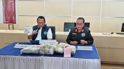 Ungkap Jaringan Narkotika Internasional Malaysia–Palembang, BNNP Sumsel Sita 16,9 Kg Sabu Melalui Call Center BNNP Sumsel (184) 