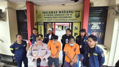 Polsek Seberang Ulu II Ungkap Pencurian Bengkel Las di Palembang, Dua Residivis Ditangkap
