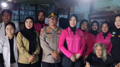 Kapolsek SU II Palembang Gelar Baksos dan Kunjungi Warga Sakit Menahun di 13 Ulu