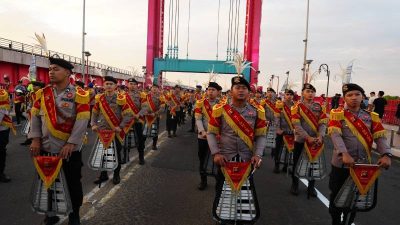 Polda Sumsel Kawal Peluncuran CFD Tingkat Provinsi, Dorong Gaya Hidup Sehat dan Penguatan UMKM