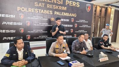 Polisi Ringkus Empat Pelaku Vandalisme yang Rusak Fasilitas Umum di Palembang