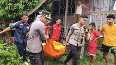 Warga Panca Usaha Digegerkan Penemuan Mayat Pria Mengapung di Kolam Tak Terpakai