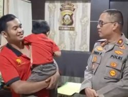 Sentuhan Humanis Polisi, Bocah 5 Tahun yang Terpisah dari Orang Tuanya Berhasil Dipertemukan Kembali dengan Keluarga
