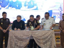Kejati Sumsel, Pengadilan Tinggi, dan Ditjenpas Teken Kerja Sama Persidangan Elektronik