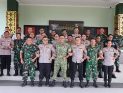 Dandim 0418/Palembang Terima Silaturahmi Kapolrestabes, Perkuat Sinergi TNI-Polri Jaga Stabilitas Kamtibmas
