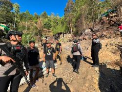 DITRESKRIMSUS POLDA GORONTALO POLICE LINE LUBANG TAMBANG EMAS DI BONE BOLANGO