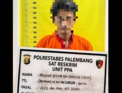 Polisi Tangkap Pelaku Kekerasan Seksual terhadap Anak di Gandus, Satu Pelaku Lain Masih Buron