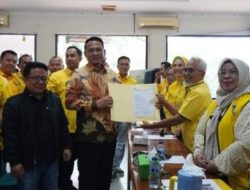 17 DPD Golkar se-Sumsel Antar Andie Dinialdie Kembalikan Formulir Bakal Calon Ketua DPD Golkar Sumsel