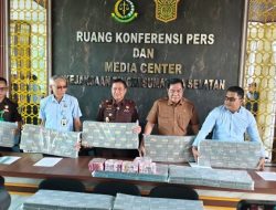 Meski Terdakwa Telah Meninggal Dunia, Kejati Sumsel Berhasil Pulihkan Kerugian Negara Rp127,2 Miliar