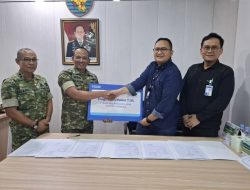 BRI Palembang A Rivai Serahkan Bantuan Mobil Ambulans CSR kepada Kodam II/Sriwijaya